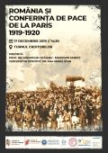 Afis Conferinta de pace de la Paris