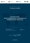 Afis dezbaterea Securitatea ...