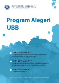 Afis calendarul alegerilor