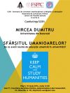 Afis conferinta Mircea Dumitru