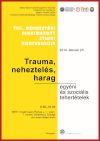 Afis conferinta Trauma, resentiment ...