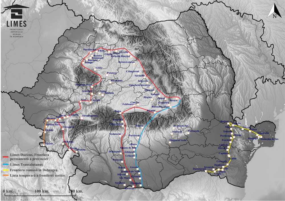 Dacia Map (National Programme LIMES)